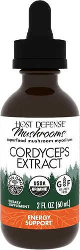 Vista 10 de Host Defense Extracto de Cordyceps - Suplemento de apoyo inmunológico y energético - Suplemento de salud renal con Cordyceps - Apoyo físico