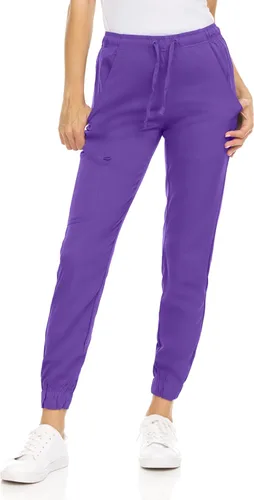 Vista 10 de MediChic Mini Marilyn - Pantalones médicos tipo deportivo, con cintura elástica en 4 direcciones y cuatro bolsillos Negro
