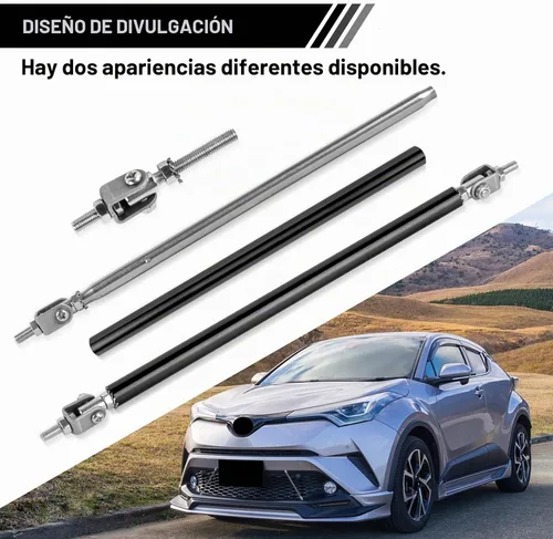 Vista 5 de Varillas de soporte divisoras, varillas de puntal divisor universal de 7.87 pulgadas, barra de puntal de labio frontal ajustable, 2 piezas, difusor