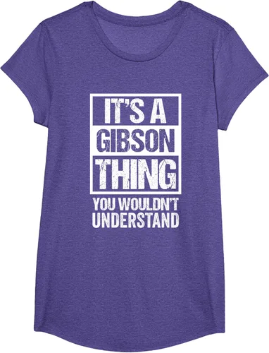 Vista 65 de It's A Gibson Thing You would Not Understand - Camiseta con nombre familiar, Negro, S