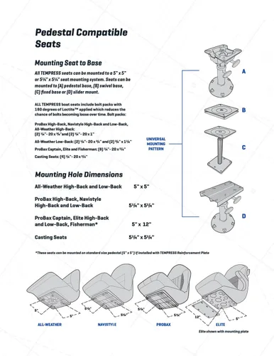 Vista 9 de TEMPRESS ProBax - Asiento ortopédico de edición limitada (carbón/gris/azul)
