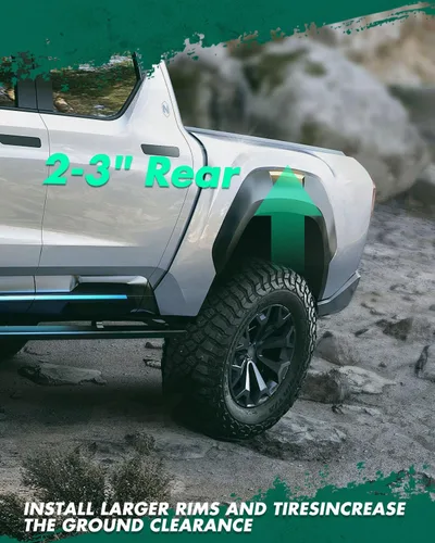 Vista 5 de SCITOO Kit de elevación de nivelación trasera de 2-3 pulgadas para GMC Canyon 2004-2019, para Chevrolet 2 kits de nivelación Suspension Lift