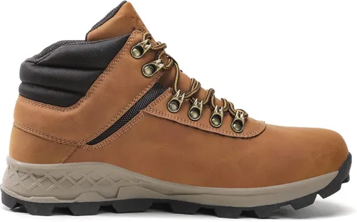 Vista 4 de BONMOOD Men's Hiking Boots Outdoor Walking Shoes Mid Lightweight Non-Slip Work Trekking Boots
