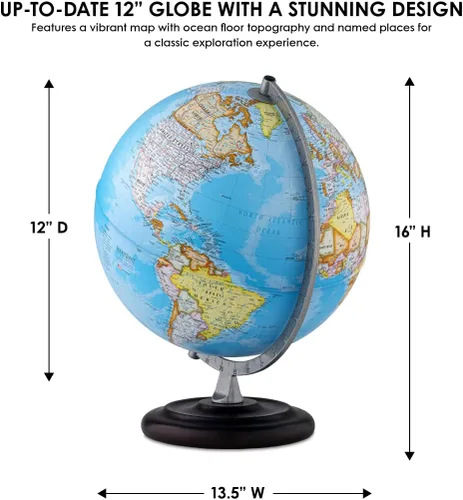 Vista 3 de Waypoint Geographic Globo Mariner