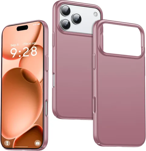 Vista 44 de GRECAZO Funda delgada para iPhone 16 Pro Max, ultra fina, color negro