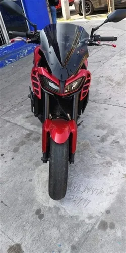 Vista 8 de Parabrisas de motocicleta compatible con Yamaha MT09 FZ09 MT-09 FZ-09 FZ MT 09 2017 2018 2019 parabrisas de carreras parabrisas de carreras Negro
