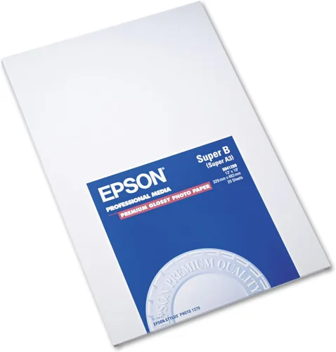 Vista 14 de Papel para fotografía Epson de calidad prémium, brillante, Blanco