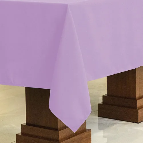 Vista 2 de Kadut - Mantel rectangular (60 x 102 pulgadas) para mesa de 6 pies.