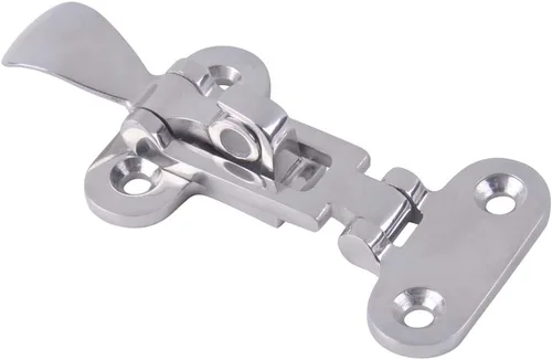 Vista 6 de SHENGHUISS Boat Door Lock Latch Anti-Rattle Lockable Hold Down Clamp Latch Marine Grade 316 Stainless Steel with Screws