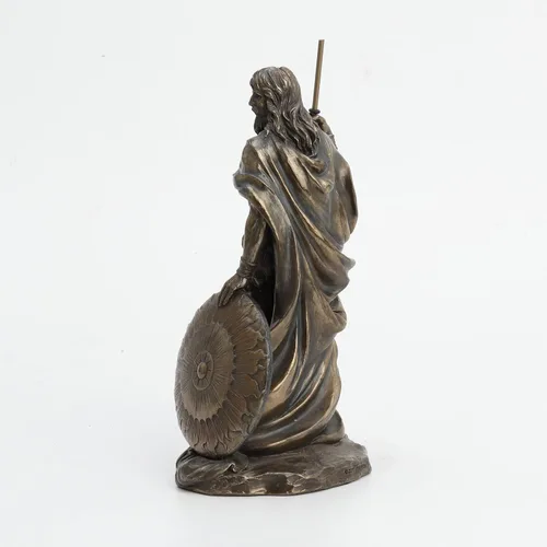 Vista 5 de Veronese Design Dios nórdico Baldr Estatua de acabado bronce Baldur Brave Bold