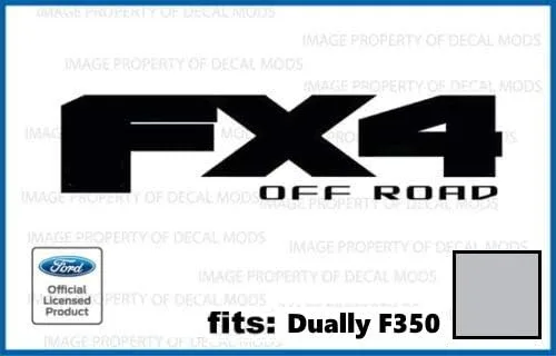 Vista 10 de FX4 Offroad - Calcomanías adhesivas para Ford F350 F450 DUALLY ONLY troquelado (2017-2020) – DCBM Solid (juego de 2) Dimensiones: 12 x 3 pulgadas
