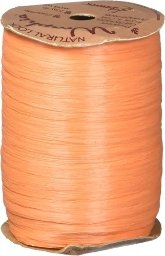 Vista 8 de Berwick Offray Cinta de rafia mate de 1/4" de ancho, verde manzana, 100 yardas, 0.276 in