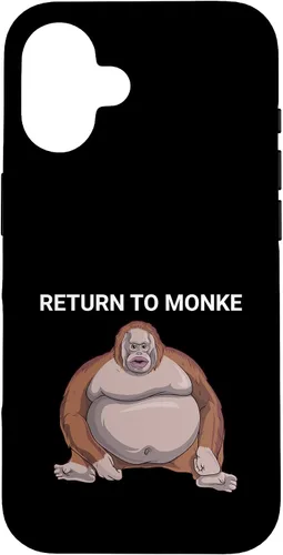 Vista 32 de Reject Humanity Return to Monkey Uh Oh Stinky Funny Monke Case for iPhone 17