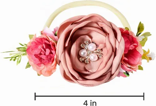 Vista 3 de Tutu.kk Falda tutú para niña pequeña con funda para pañales, vestido de tutú suave para bebé de 0 a 36 meses con diadema de flores 1-Beansand
