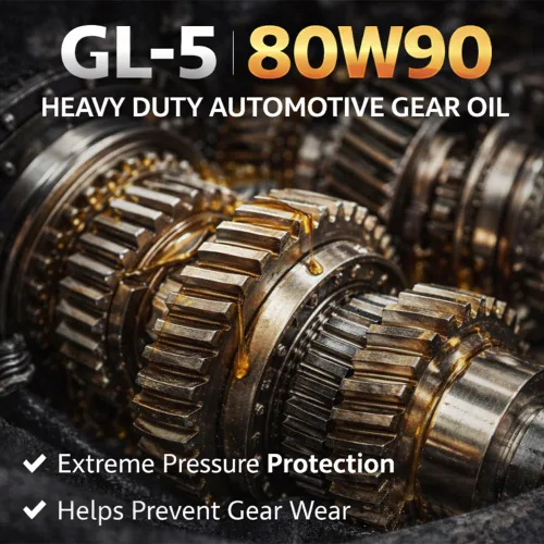 Vista 4 de GL-5 80W90 Aceite para engranajes automotrices de servicio pesado - tambor de 55 galones