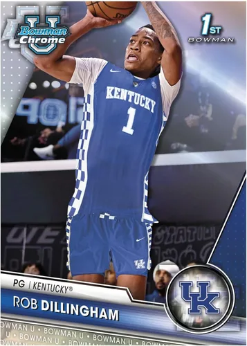 Vista 5 de Bowman Chrome Caja de baloncesto universitario 2023/24, 7 paquetes por caja