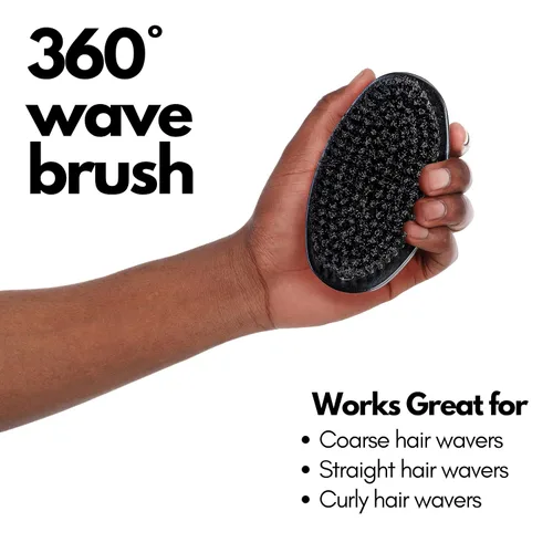 Vista 6 de OCEAN VIEW DEEP WAVES POMADE Cepillo ondulado 360 + grasa de ondas 360
