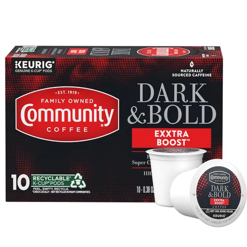 Vista 26 de Community Coffee Dark & Bold Espresso Roast - 12 cápsulas de café tostado extra oscuro, compatible con cafeteras Keurig 2.0 K-Cup, 12