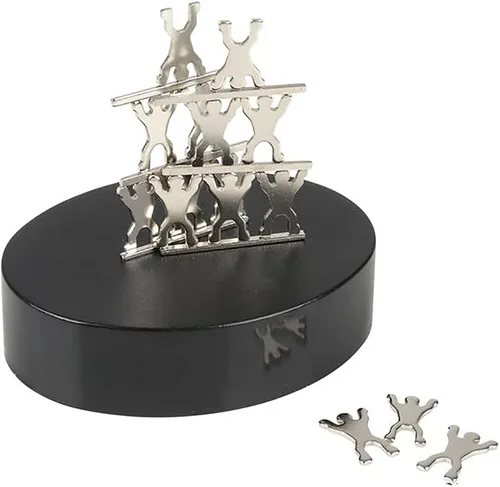Vista 2 de The Dreidel Company Bloques de construcción magnéticos para escultura, crea tu propia obra maestra, desarrollo y alivio del estrés, 3.5 pulgadas