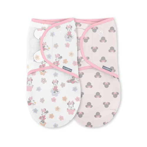 Vista 32 de SwaddleMe Manta original – Tamaño pequeño/mediano, 0-3 meses, paquete de 3 (corazones de bebé), fácil de usar, mantiene al bebé cómodo y seguro