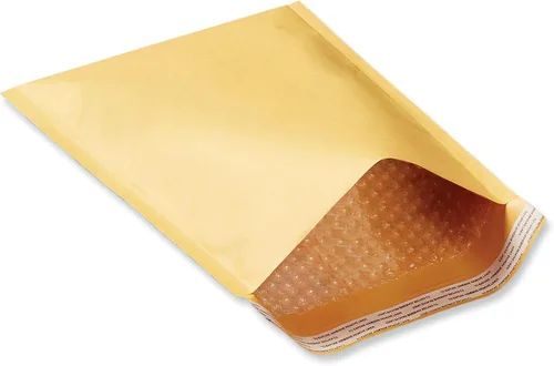 Vista 3 de Sobres acolchados con tira de sellado despegable, #2, solapa de extensión, cierre autoadhesivo, 8.5 x 12.5, 25/caja