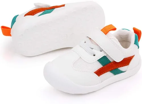 Vista 5 de Zapatos de bebé para niños y niñas, primeros caminantes, animales lindos, tenis para niños pequeños, suela de goma
