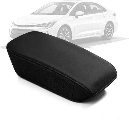 Vista 19 de AOMSAZTO Fundas para reposabrazos de consola central marfil para Corolla Toyota 2014-2019