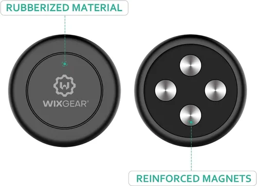 Vista 7 de WizGear soporte magnético plano para el tablero del auto, para teléfonos celulares y tabletas mini con tecnología de adhesión rápida - Extra delgado