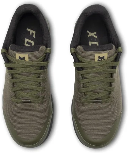 Vista 4 de Fox Racing Union Canvas - Zapatos para bicicleta de montaña, color verde oliva, 44