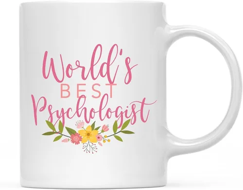 Vista 76 de Andaz Press Taza de café de 11 oz, regalo de broma de la mejor abbuela del mundo, diseño floral, paquete de 1