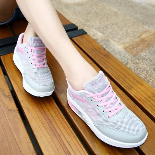 Vista 5 de JWSVBF Cute Sneakers for Women Trendy Knit Mesh Dress Sandals with Arch Support Loafers Shoes Casual Unisex Fashion Summer