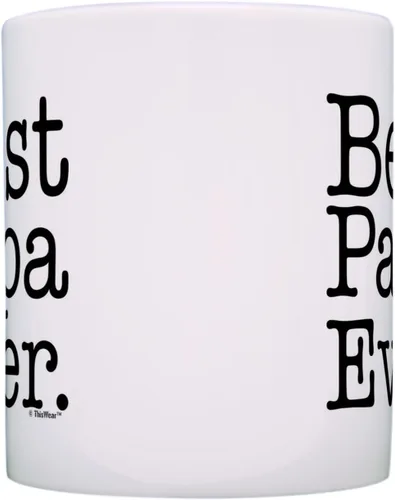 Vista 4 de ThisWear Taza de café de cerámica con asa para el Día del Padre, regalo de cumpleaños, 11 oz