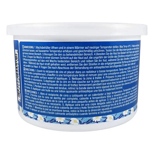 Vista 3 de Wax Necessities, lata de cera dura con azuleno sin bandas 14 oz