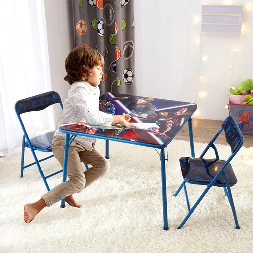 Vista 7 de [Usado] Marvel Avengers Infinity War - Juego de mesa cuadrada y silla de actividades para niños, 3 años en adelante