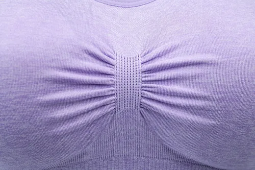 Vista 4 de Suekaphin Paquete de 2 brasieres de lactancia sin aros para mujer, brasier de maternidad para dormir