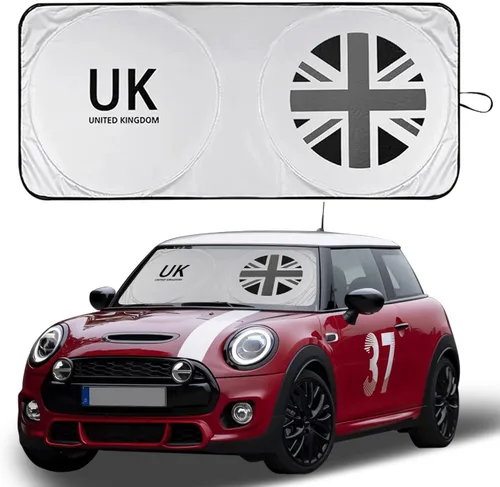 Vista 10 de Parasol plegable anti-UV UV protector solar reflector de aislamiento térmico para Mini Cooper R50 R52 R55 R56 R60 F54 F55 F56 F60 Countryman Clubman