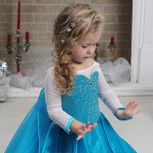Vista 3 de Disfraz de princesa Cenicienta para niñas vestido de fiesta de cumpleaños Halloween