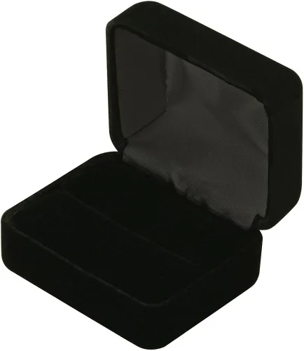 Vista 2 de Juego de aretes de aro con circonita cúbica de 14 quilates de 0.157in de 0.157in (0.591 x 0.591in), Circonita cúbica, Circonia cúbica