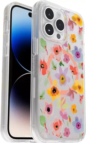 Vista 15 de OtterBox Serie Symmetry Clear Series+ Funda con MagSafe para iPhone 14 Pro Max (Solo) - No se ofrece al por menor - Instinto Animal