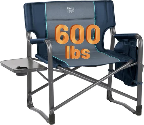 Vista 23 de TIMBER RIDGE Silla de directores extra ancha, sillas de camping plegables