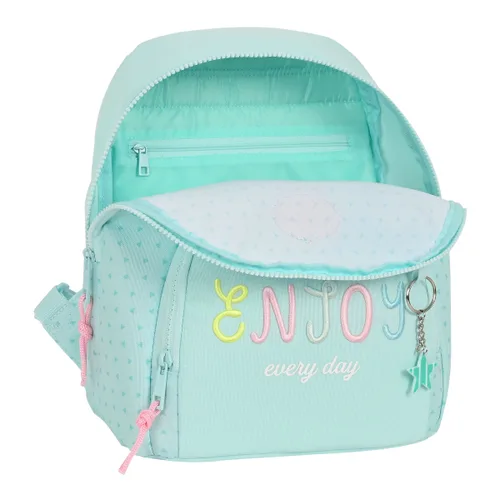 Vista 4 de Mochila BlackFit8 Enjoy Mini Verde 25 x 30 x 13 cm