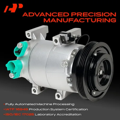 Vista 3 de A-Premium Compresor A/C con embrague compatible con Hyundai Accent 1.6L 2010-2011