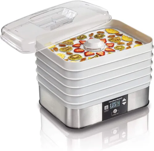 Vista 4 de GUCUJI Paquete de 5 hojas de deshidratador de silicona antiadherente prémium para secador de frutas para Hamilton Beach 32100A