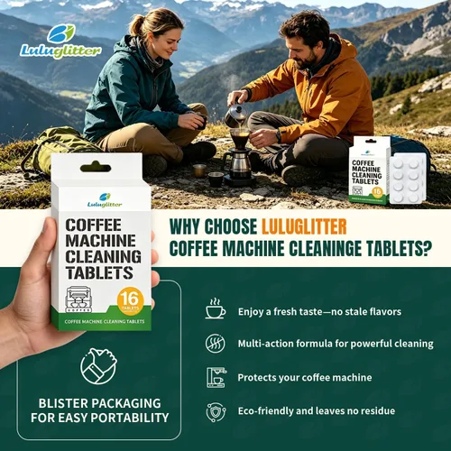 Vista 2 de Tabletas de limpieza para máquina de café expreso, limpiador de máquina de café compatible con Breville Barista Express, Gaggia, Delonghi, Jura