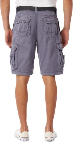 Vista 31 de Unionbay Survivor pantalones cortos de cargo con cinturón para hombre