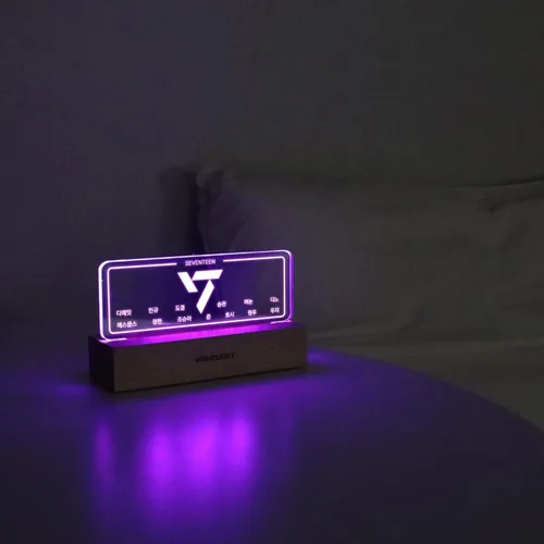 Vista 7 de BTS Luz nocturna, Bangtan Merch, lámpara Kpop