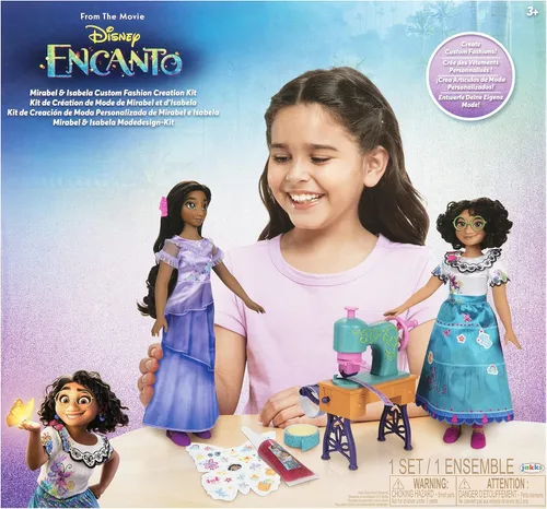 Vista 6 de Disney Encanto, Mirabel e Isabela - Kit de creación de moda personalizado (exclusivo de Amazon)