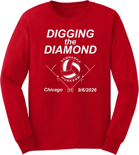 Vista 22 de CornBorn Elige tu diseño - Camisetas de manga larga de voleibol de Nebraska