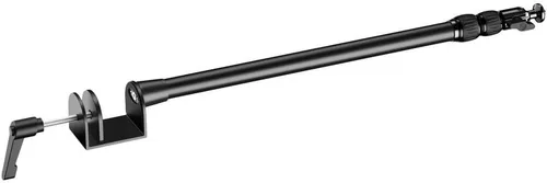 Vista 4 de Elgato Master Mount L - Abrazadera de escritorio premium con poste extensible hasta 125cm/49in y rosca de 1/4 de pulgada para montar luces, cámaras