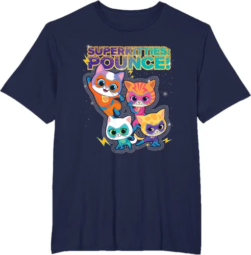 Vista 54 de Disney Junior SuperKitties Pounce! Camiseta de equipo completo, talla S